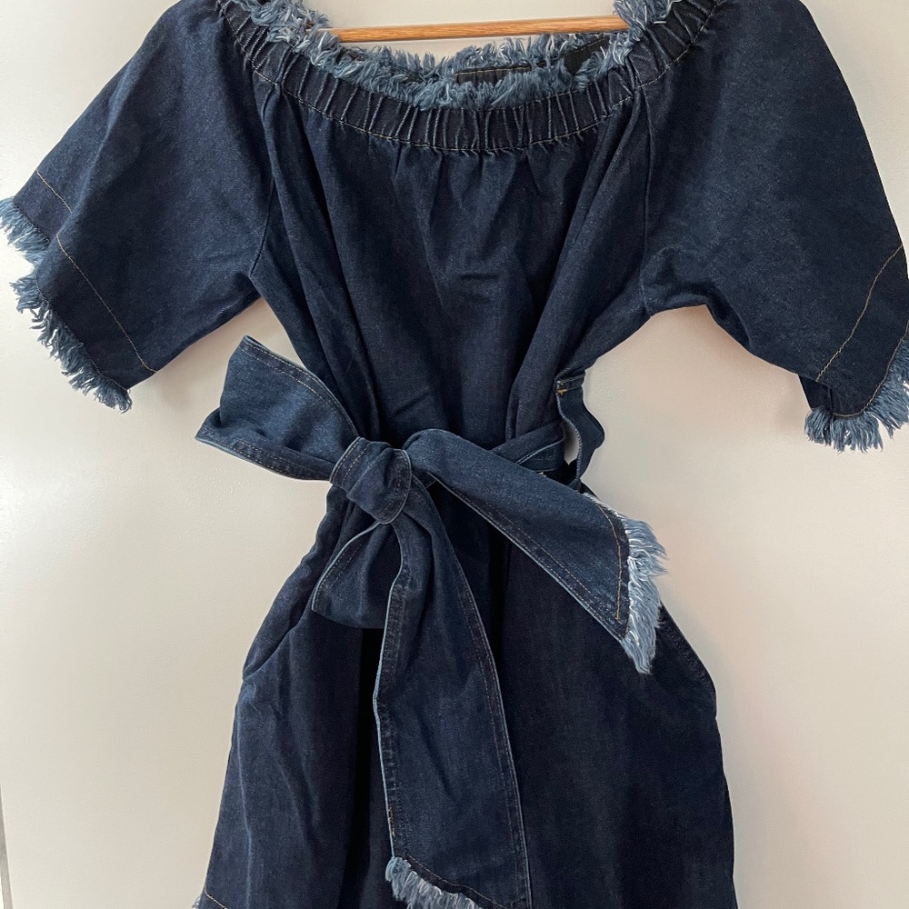 Made well/ Karen Walker denim dress